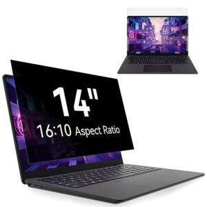 4 Inch Laptop Privacy Screen, Anti Glare Blue Light Privacy Filter, Removable Shield 14in Screen Protector 16:10 Aspect Ratio, Compatible with Lenovo/HP Envy/Dell/Acer/Samsung/Asus/Toshiba